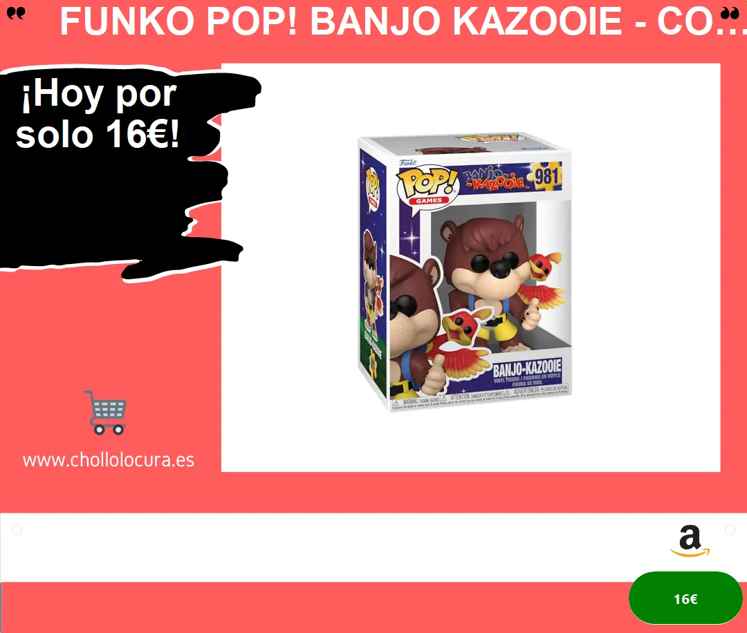 Funko Pop! Banjo Kazooie - Coleccionable y Regalo