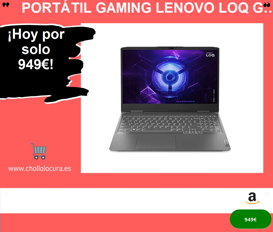 Portátil Gaming Lenovo LOQ Gen 8: Poder y Precisión en un Solo Dispositivo
