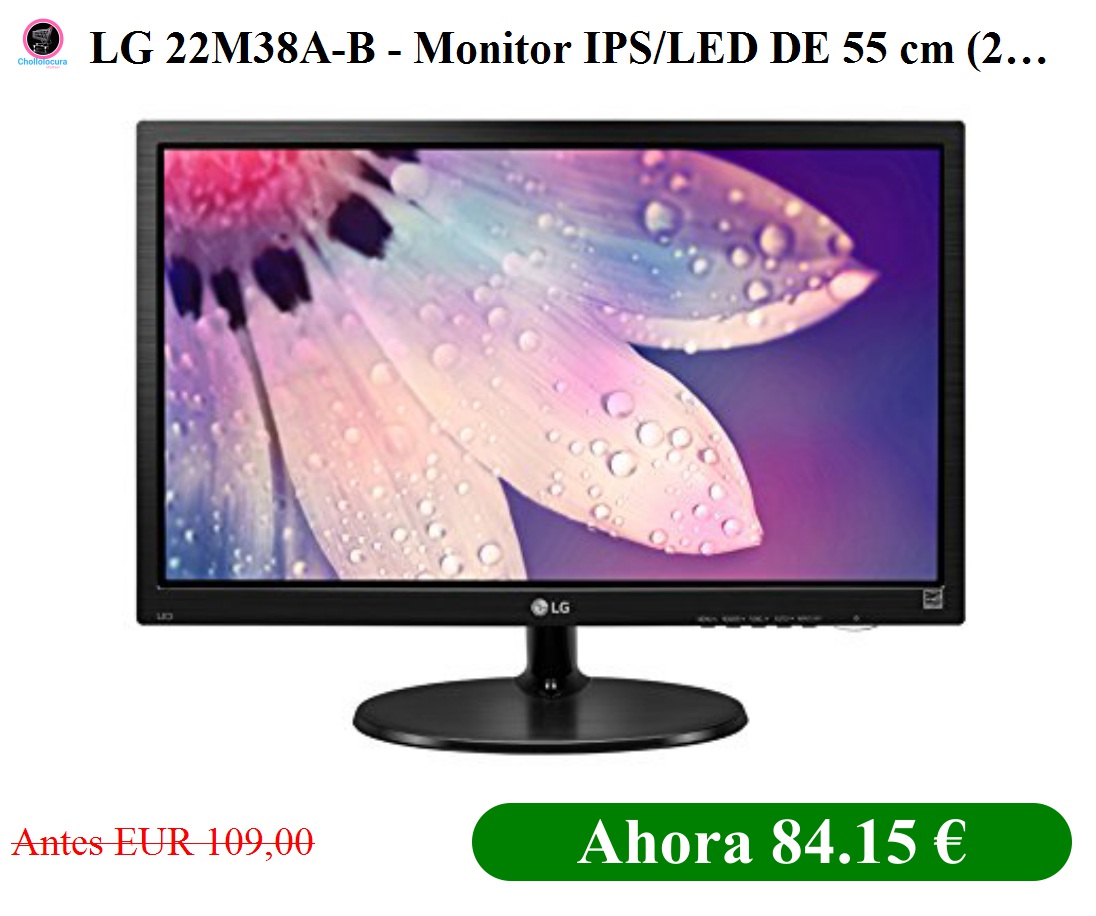 LG 22M38A-B - Monitor para PC Desktop de 55 cm (22 pulgadas, Full ...