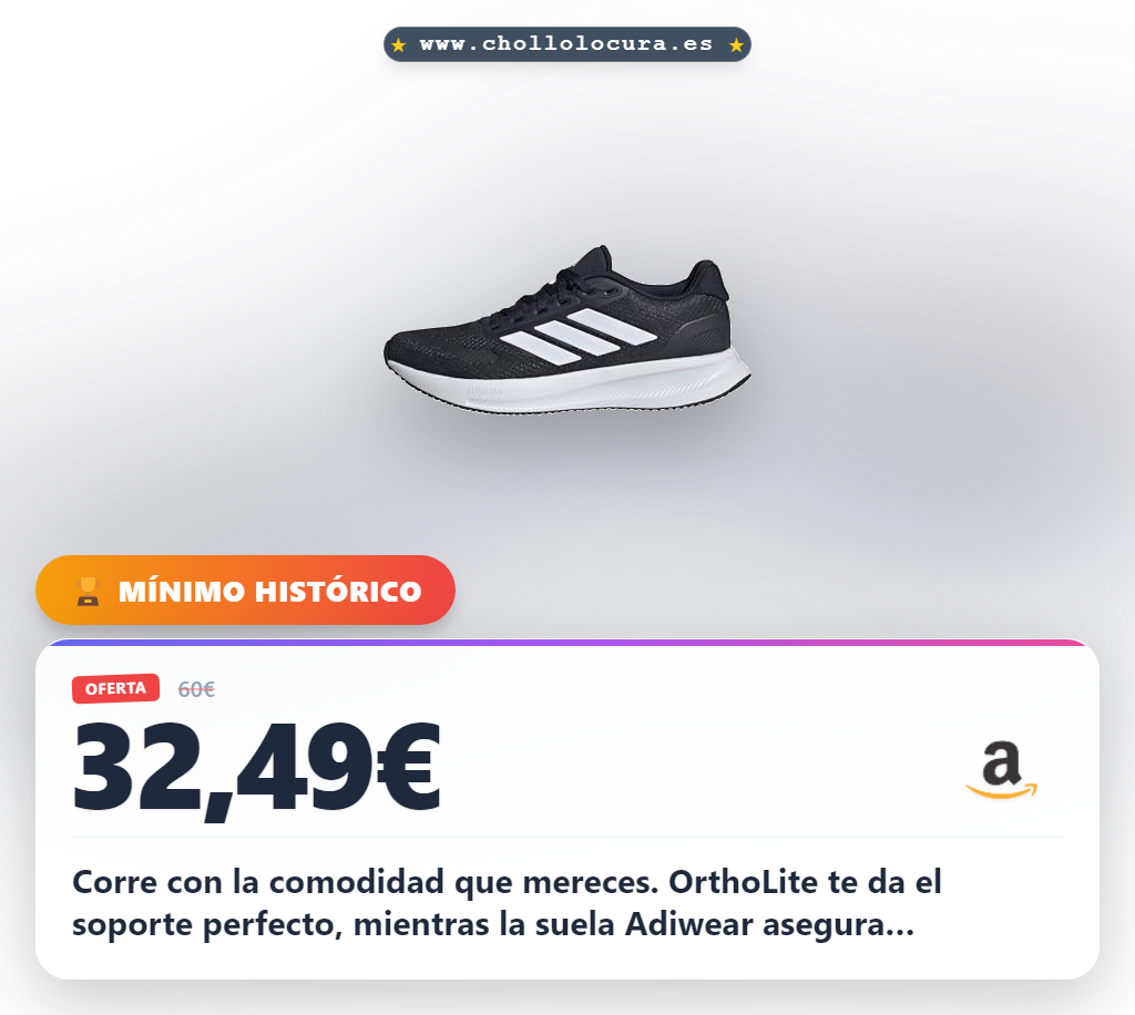 Aprovecha las adidas Runfalcon 5 Running Shoes para mujer con malla transpirable al mejor precio