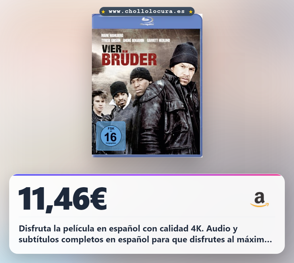 Disfruta la película en español Edición alemana en Blu-ray 4K con subtítulos y audio en español