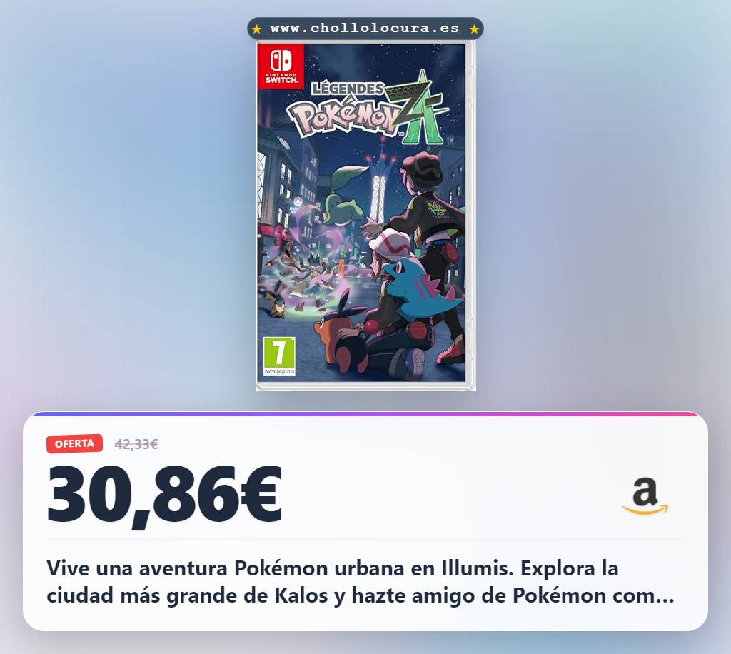 Aprovecha Leyendas Pokémon Z-A en Nintendo Switch: aventura urbana y combates dinámicos