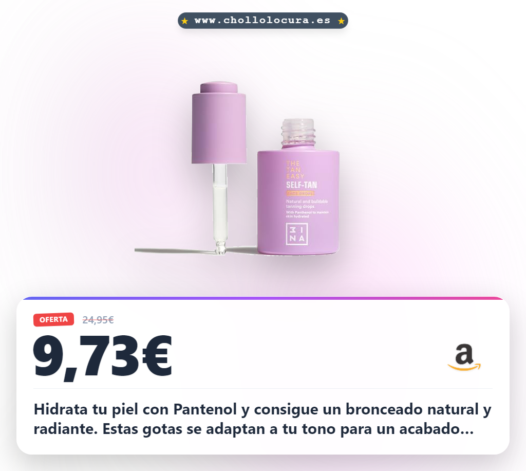 Aprovecha el bronceado personalizado con gotas Pantenol y consigue un tono natural en 15 minutos