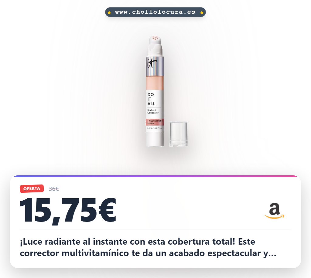 Consigue el corrector radiante multivitamínico IT Cosmetics Fair Cool 125 Rich Neutral 514 en oferta