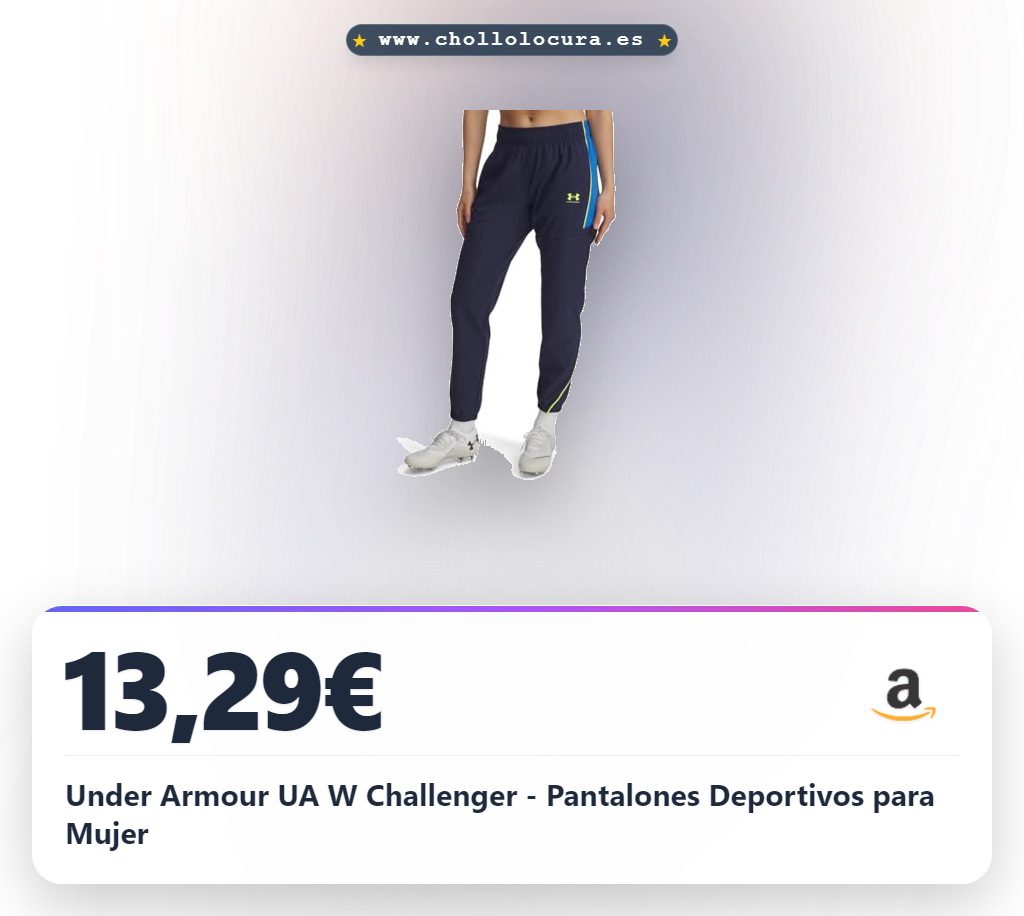 Under Armour UA W Challenger - Pantalones Deportivos para Mujer