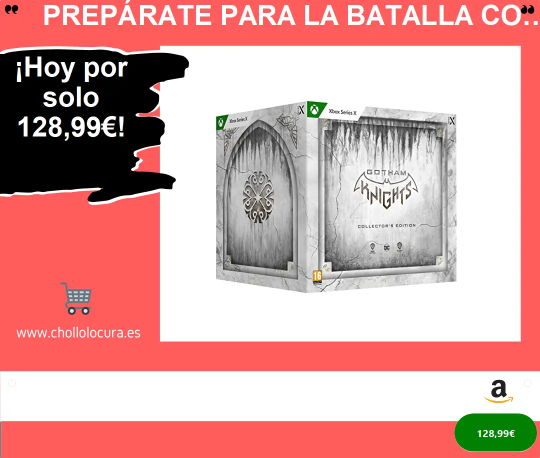 Prepárate para la batalla con la Edición de Coleccionista de Gotham Knights para Xbox Series