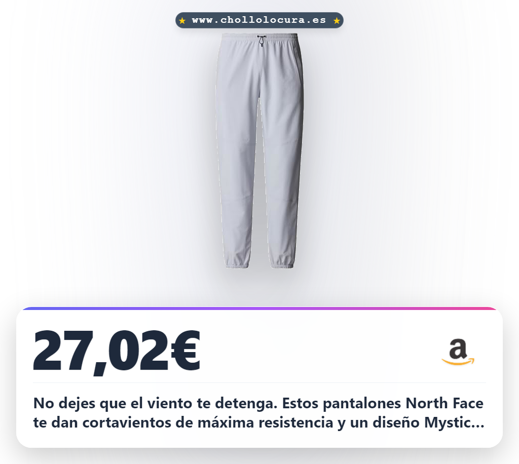 Ahorra en Pantalones Cortavientos The North Face NF0A8BP30TI para hombre Mystic Haze al mejor precio
