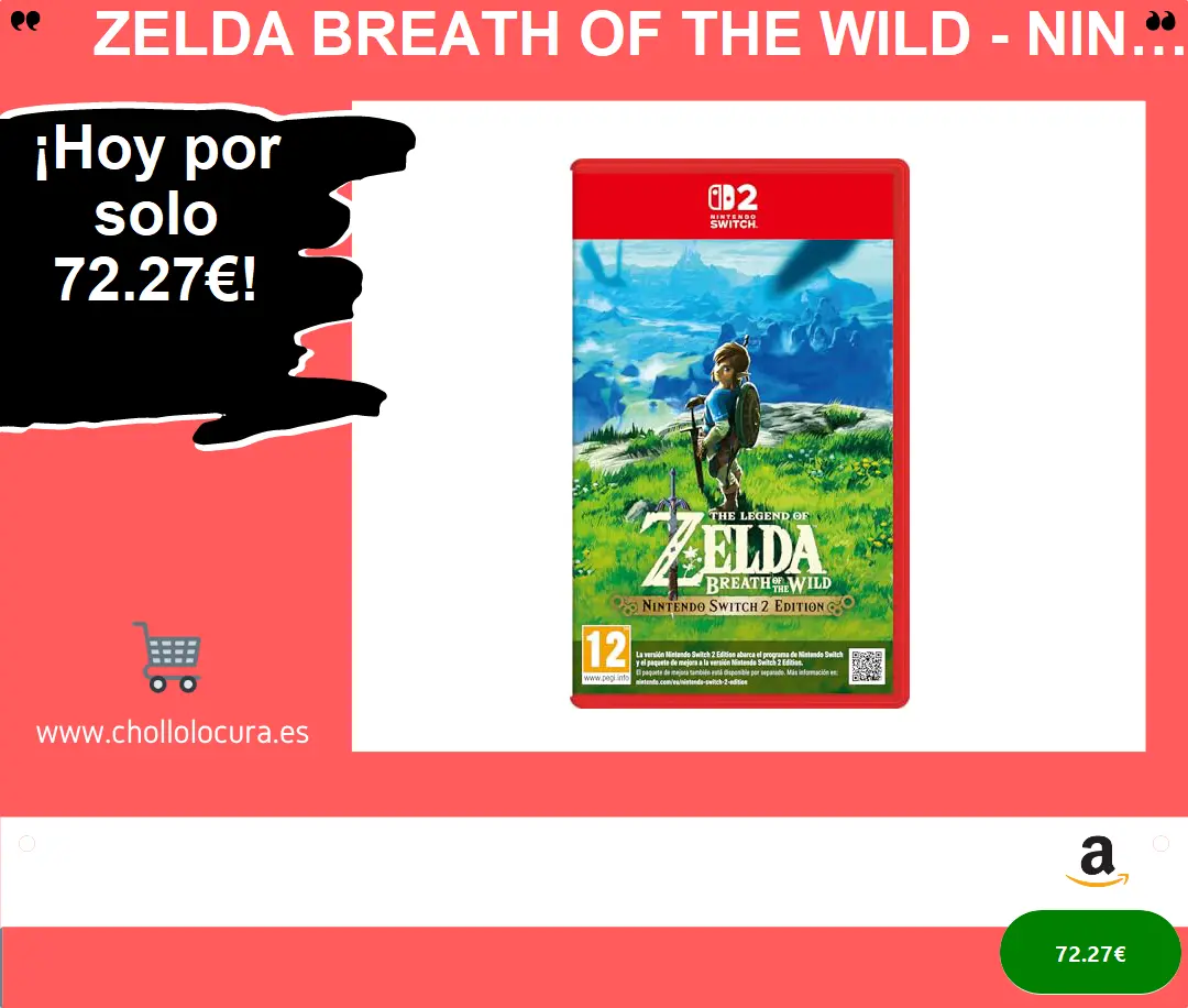 Zelda Breath of the Wild - Nintendo Switch 2