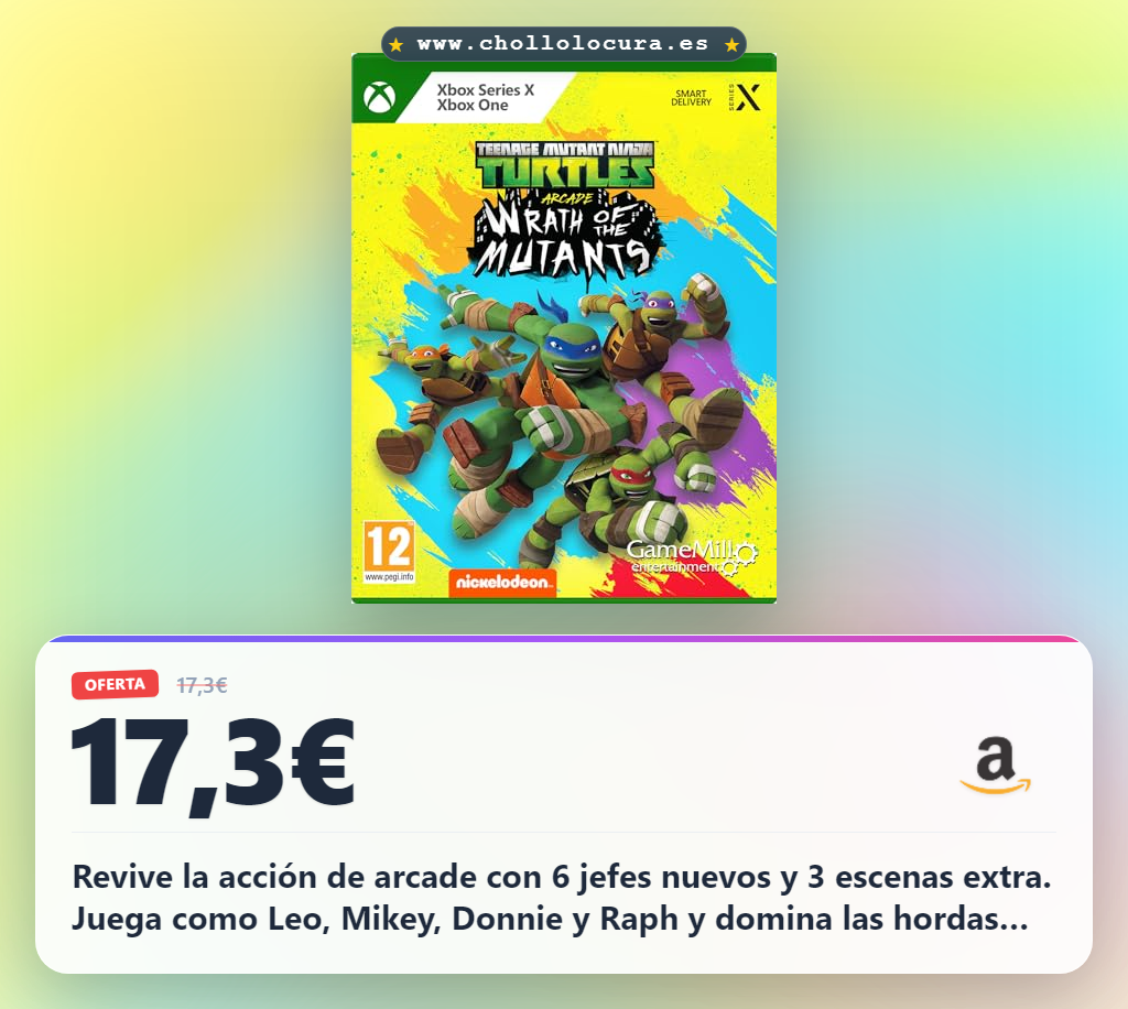 Aprovecha TMNT Arcade Wrath of the Mutants para jugar con Leo Mikey Donnie Raph en Xbox Series X