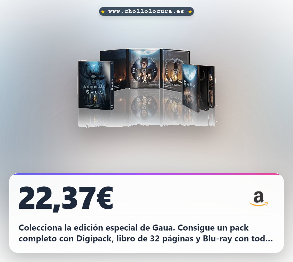Aprovecha la edición coleccionista de Gaua Digipack con Blu-ray y extras. Encuentra este chollo para fans al mejor precio
