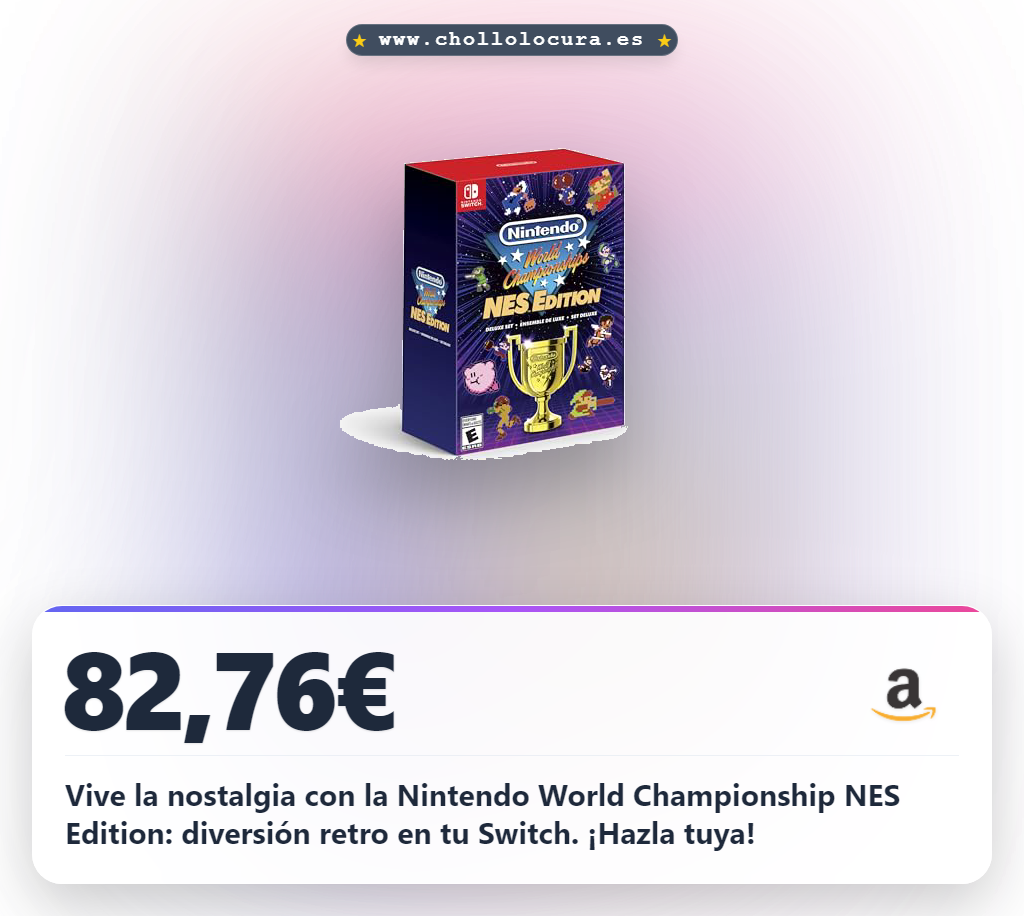 Descubre la Nintendo World Championship NES Edition Deluxe para Switch: ¡Diversión retro en tus manos!