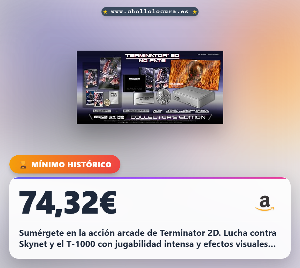 Aprovecha la edición especial Terminator 2D en Nintendo Switch: acción arcade, jefes Skynet y modos de juego exclusivos