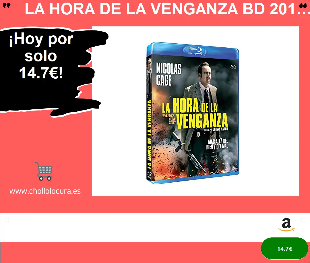 "¡Venga la justicia! Thriller brutal en Blu-ray!"