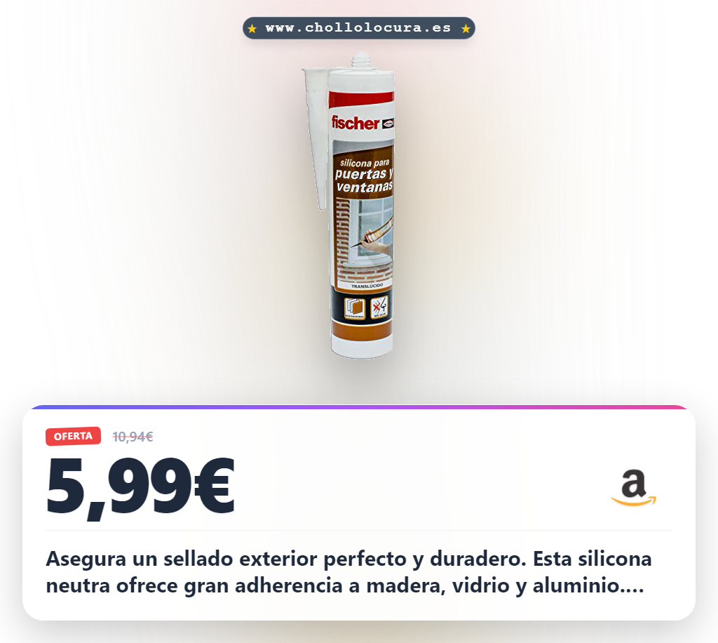Aprovecha la silicona transparente para sellar puertas y ventanas al mejor precio: sellador neutro para carpintería exterior