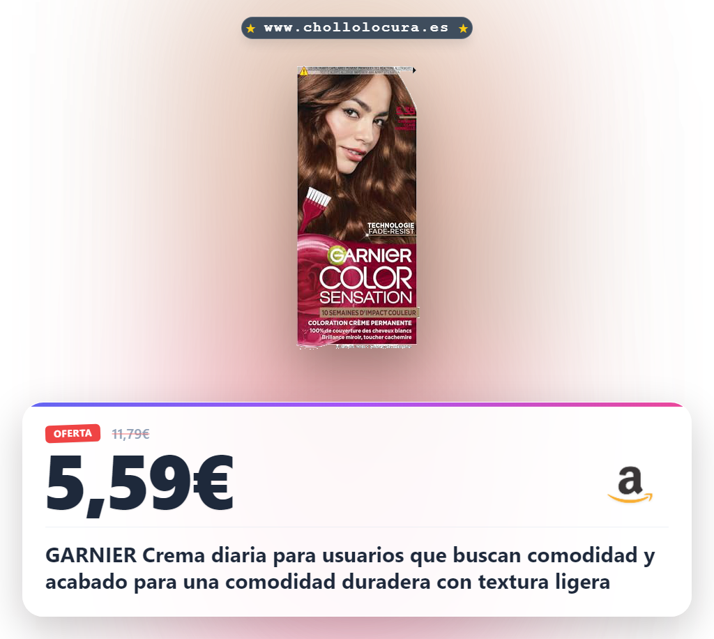 GARNIER Crema diaria para usuarios que buscan comodidad y acabado para una comodidad duradera con textura ligera