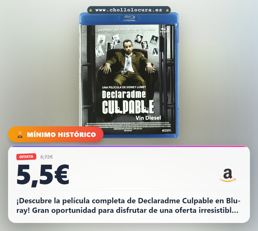 Declaradme Culpable [Blu-ray]