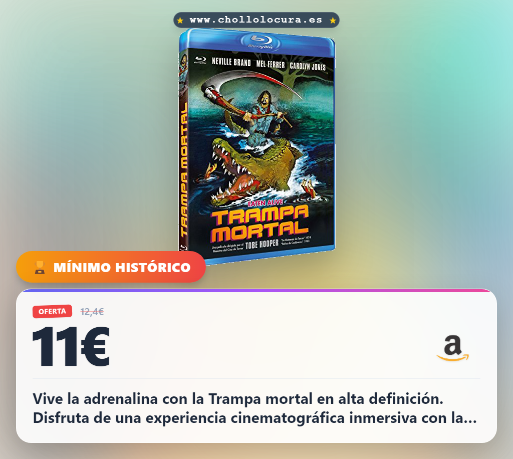 Consigue la película Trampa Mortal en Blu-ray al mejor precio en oferta