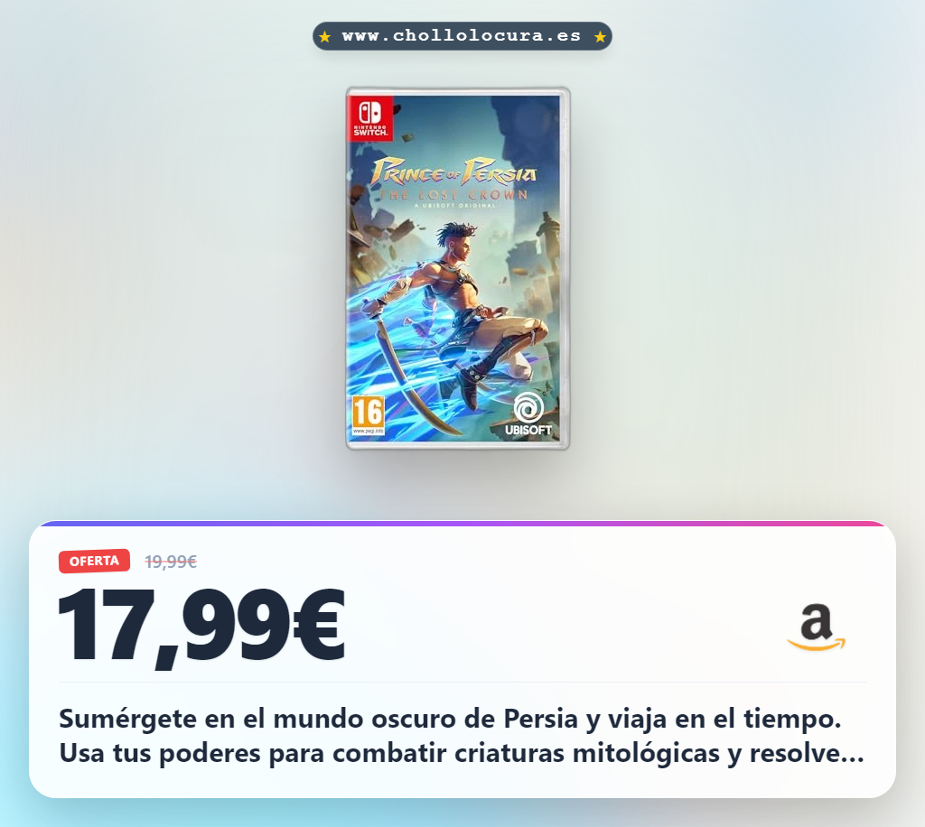 Aprovecha Prince of Persia: The Lost Crown y explora el mundo oscuro de Persia con poderes del tiempo