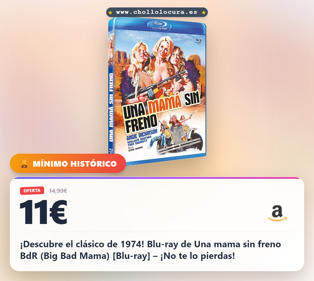 Una mama sin freno BdR (Big Bad Mama) [Blu-ray]