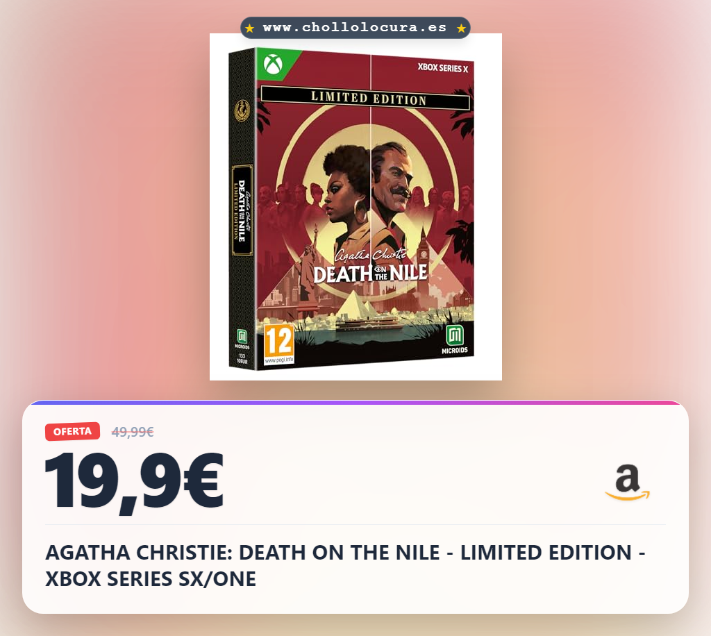 AGATHA CHRISTIE: DEATH ON THE NILE - LIMITED EDITION - XBOX SERIES SX/ONE