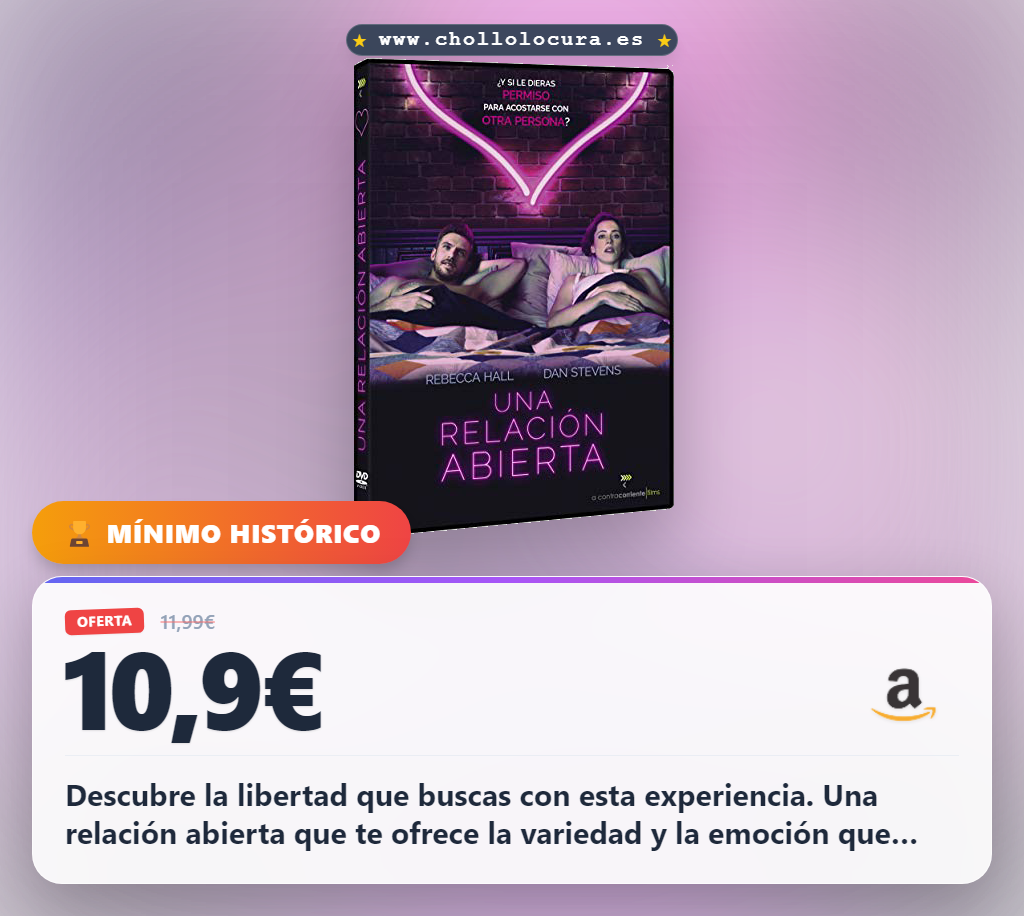 Descubre la libertad que buscas con esta experiencia. Una relación abierta que te ofrece la variedad y la emoción que siempre quisiste. Disfruta de momentos intensos y sin límites. ¡No esperes más, haz tu pedido ahora y vive la aventura que mereces!