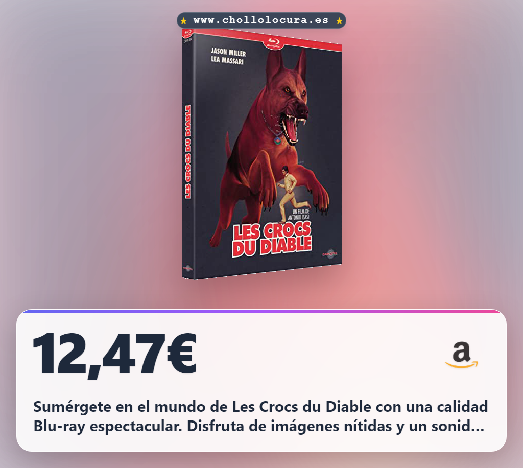 Aprovecha Les Crocs du Diable en Blu-ray con calidad HD al mejor precio de oferta