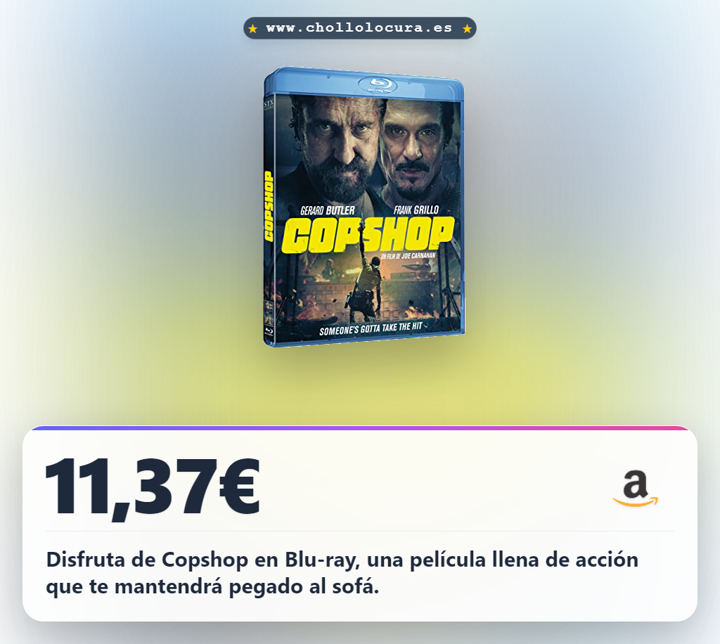 Consigue Copshop en Blu-ray y vive la acción como nunca antes