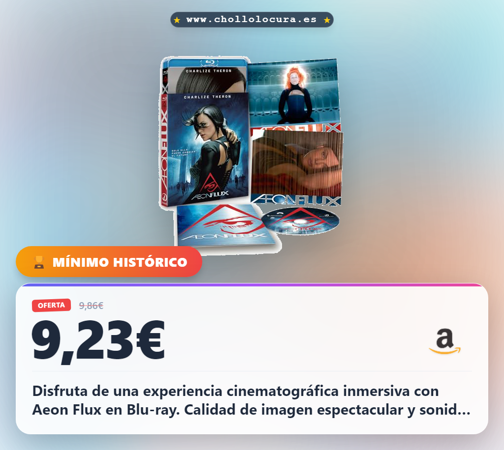Consigue la película Aeon Flux en Blu-ray en oferta histórica y disfruta de la mejor calidad