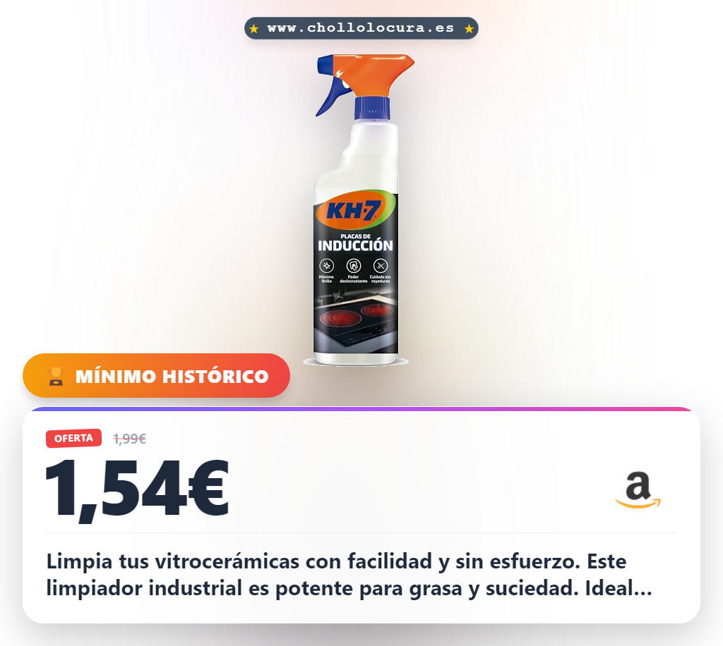 Aprovecha el Limpiador Vitrocerámica Industrial 500ml para una limpieza profesional y duradera