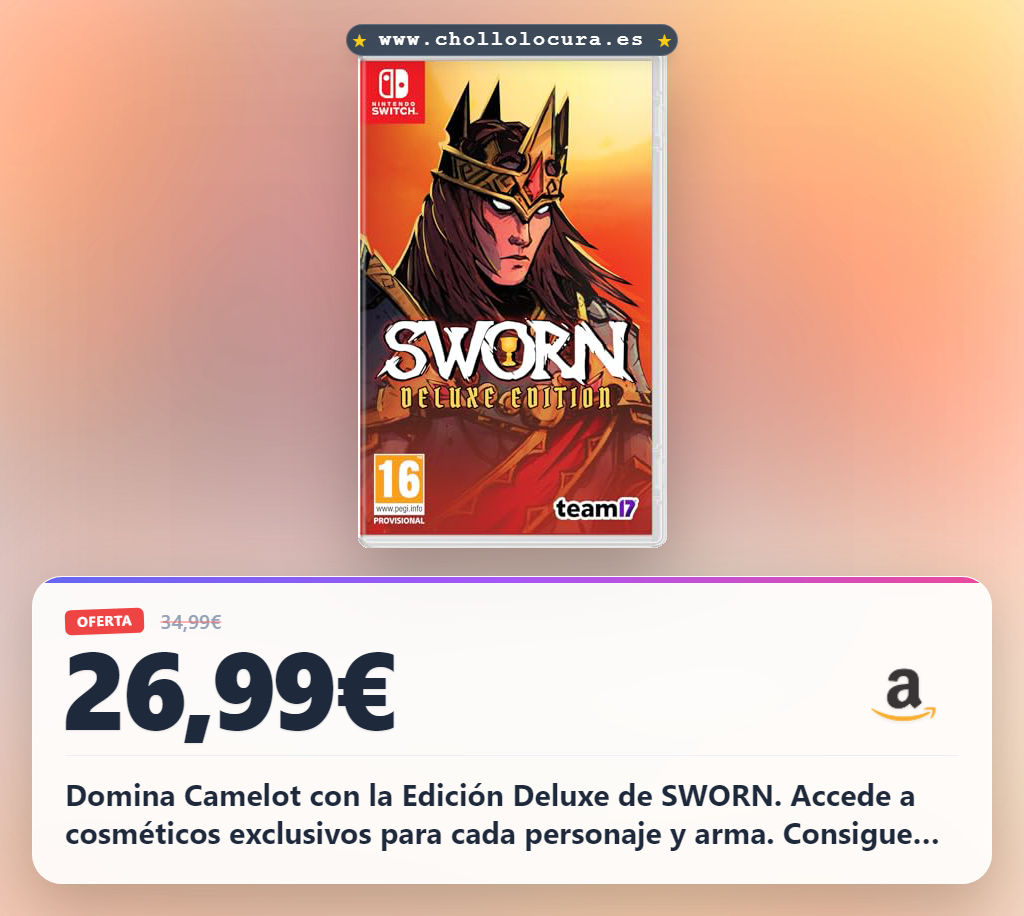 Aprovecha la Edición de lujo SWORN para Nintendo Switch con cosméticos exclusivos y acción cooperativa