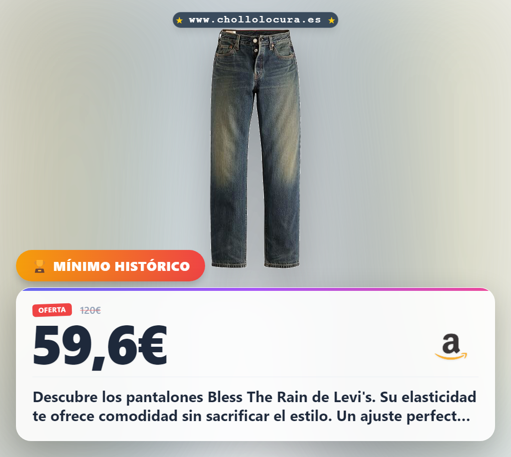 Consigue los pantalones Levi's A8421-0006 Mujer Bless The Rain con elasticidad y comodidad