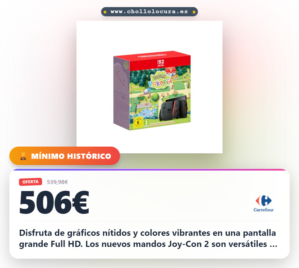 Aprovecha los mandos Joy-Con 2 Nintendo Switch 2 con conectores magnéticos y gráficos 4K en oferta histórica