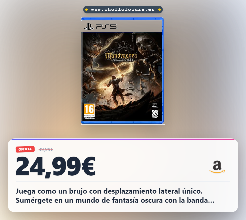 Aprovecha Mandragora Whispers of the Witch Tree PS5 con desplazamiento lateral único y historia oscura