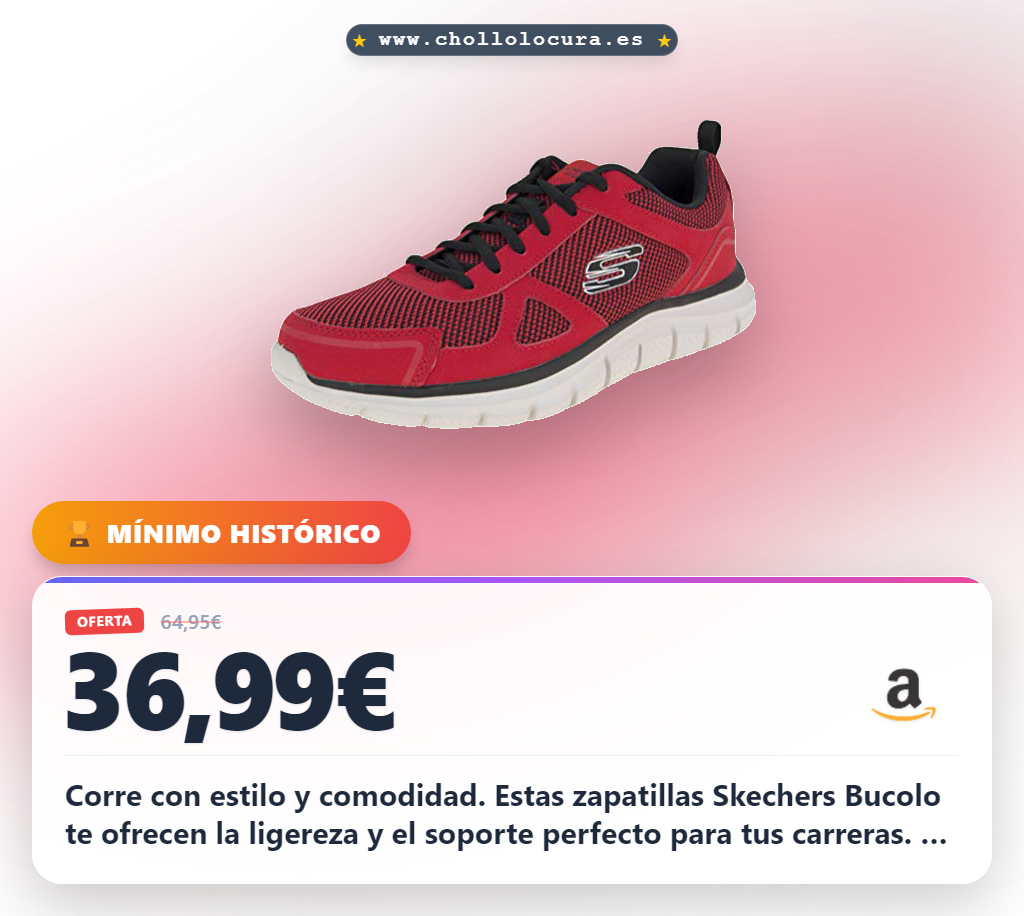 Consigue zapatillas running Skechers Track Bucolo para hombre en oferta al mejor precio