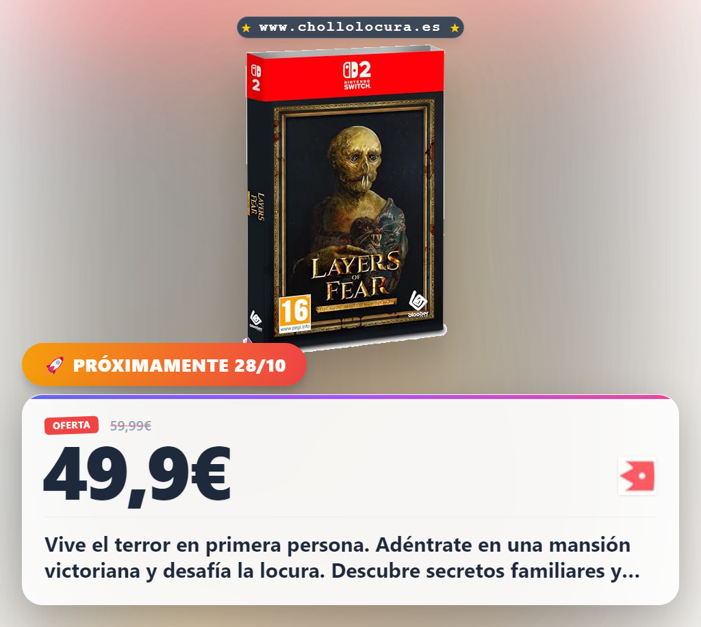 Consigue Layers of Fear The Final Masterpiece Edition y vive el terror psicológico en primera persona