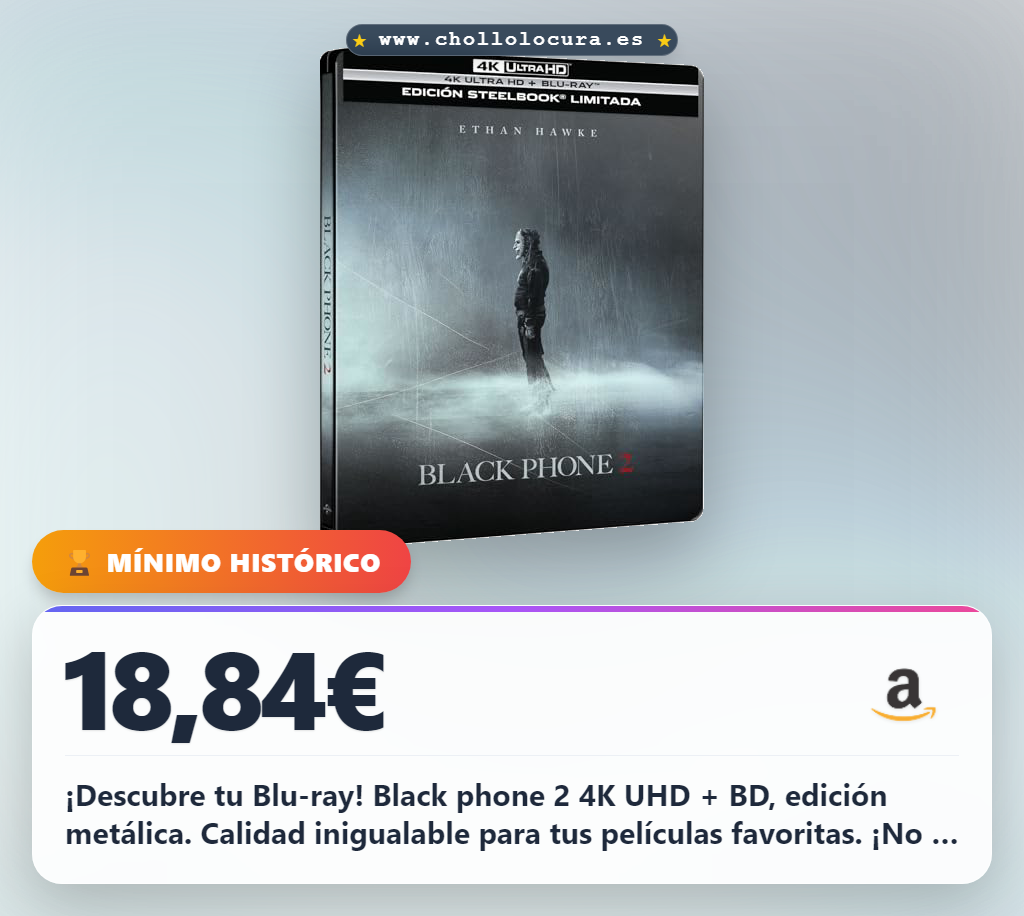 ¡Black phone 2 4K UHD + BD Edición Metálica! ¡Descubre tu Blu-ray!