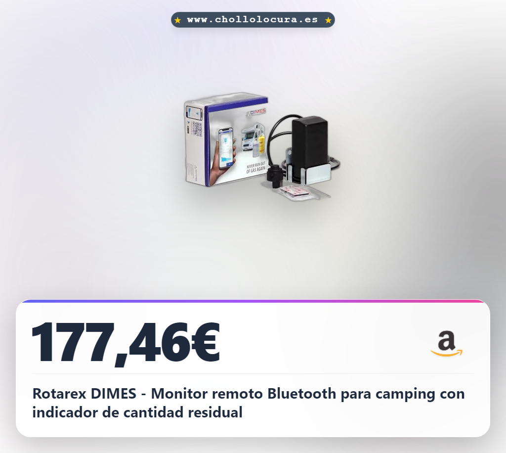 Consigue el monitor remoto Bluetooth Rotarex DIMES para camping al mejor precio