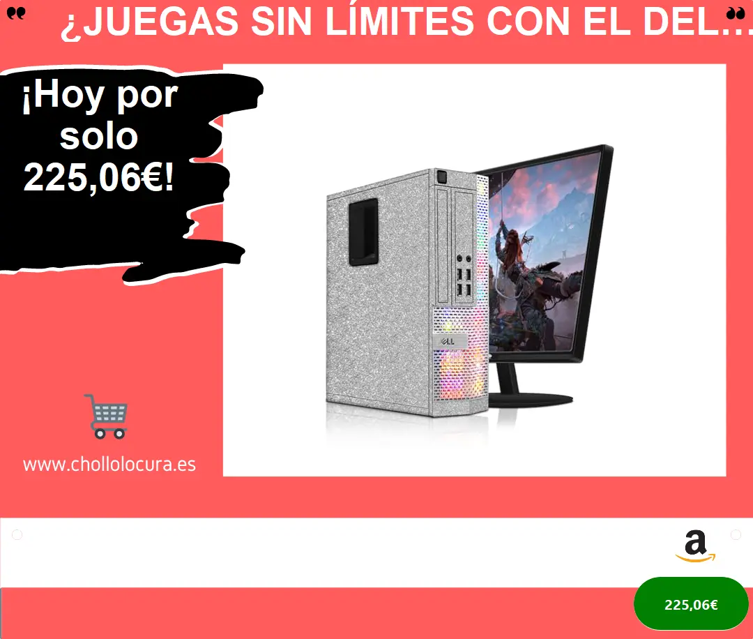 ¿Juegas sin límites con el Dell PC Gaming Completo? ¡La potencia y la velocidad a tu alcance!