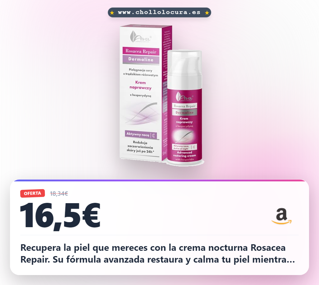 Aprovecha la crema ROSACEA REPAIR advance restoring noche 50ml en oferta histórica al mejor precio para tu piel.