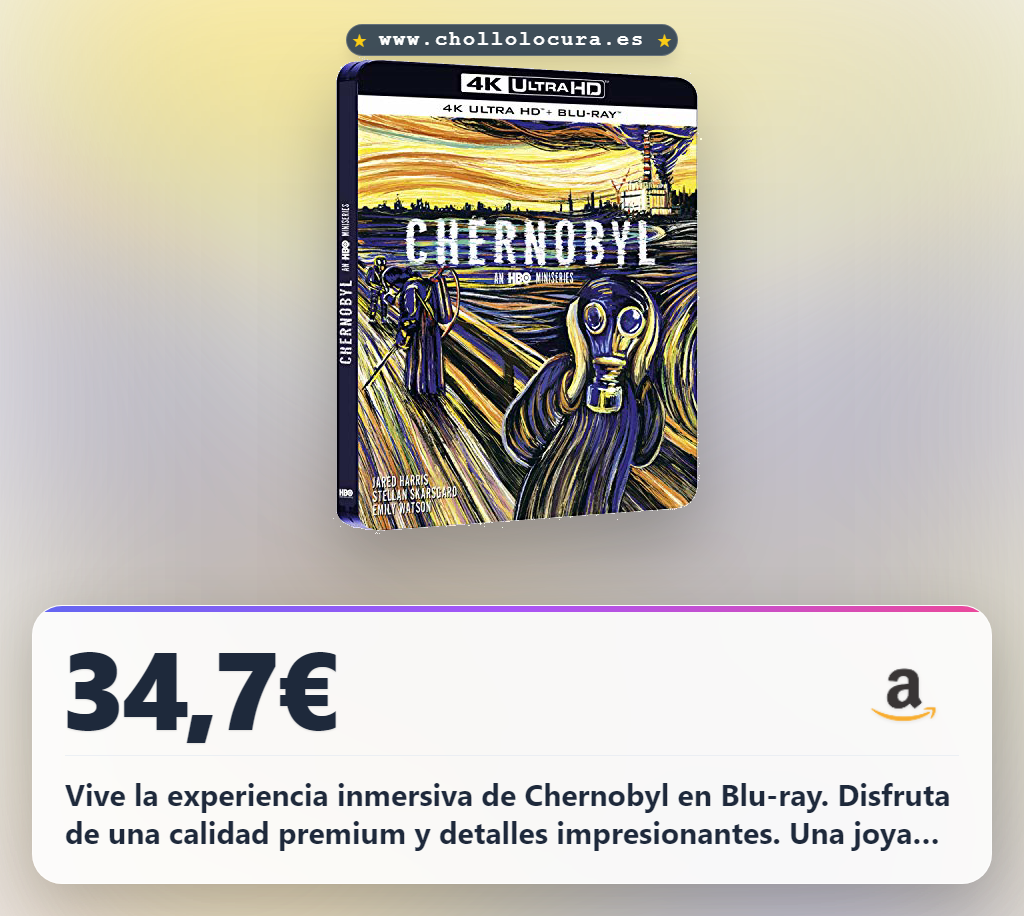 Aprovecha el Blu-ray de Chernobyl [Francia] en alta definición y disfruta una experiencia inmersiva premium