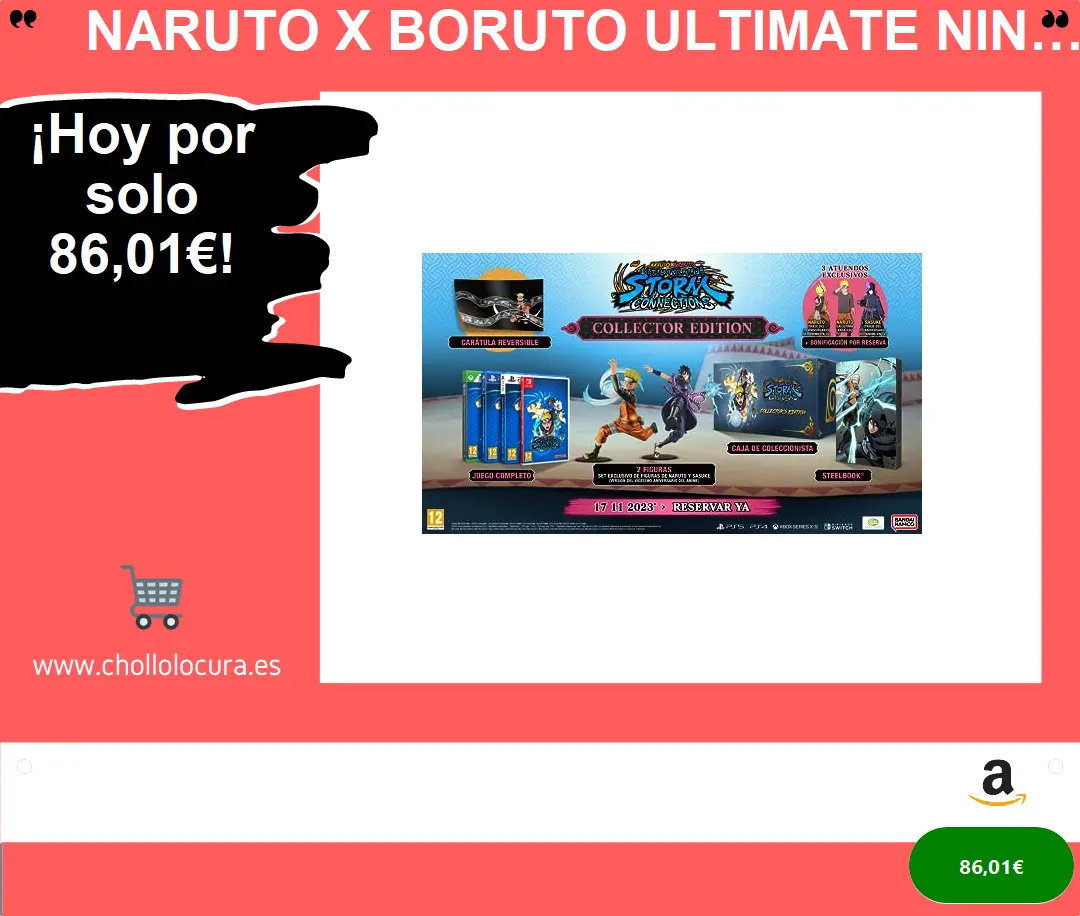 NARUTO X BORUTO Ultimate Ninja STORM CONNECTIONS Edicion del Collector para Xbox series