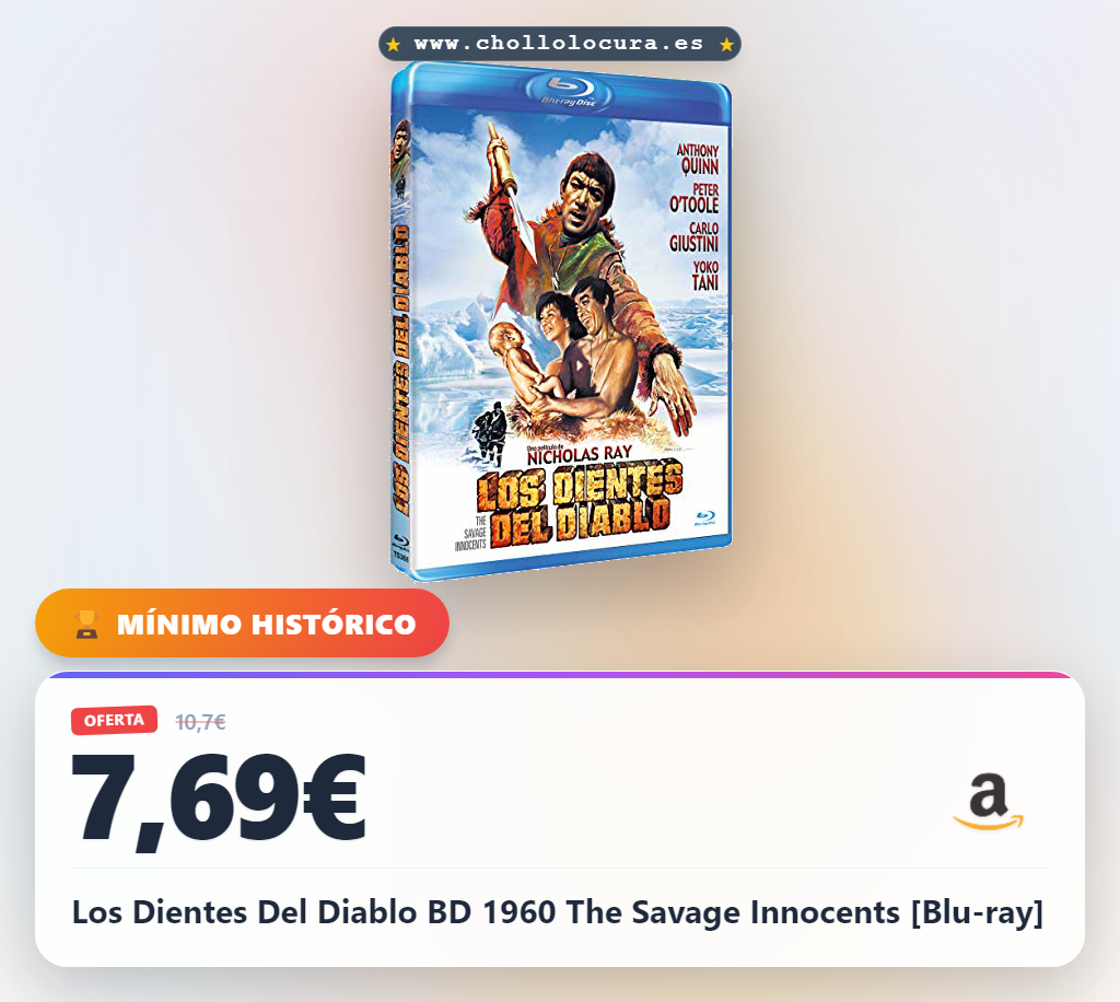 Los Dientes Del Diablo BD 1960 The Savage Innocents [Blu-ray]
