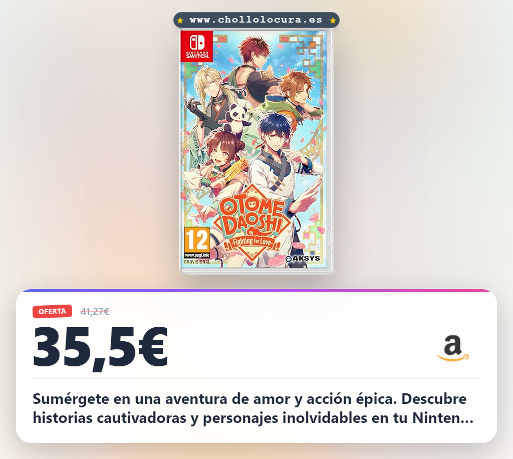 Aprovecha Otome Daoshi Fighting for Love para Nintendo Switch. Disfruta la aventura épica de amor y acción.