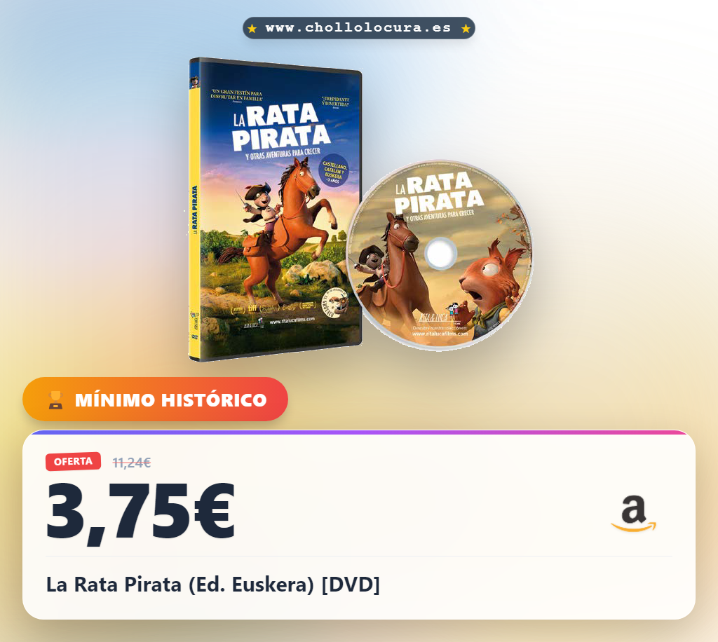 La Rata Pirata (Ed. Euskera) [DVD]