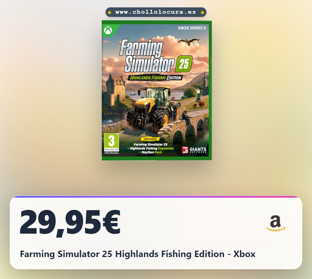 Farming Simulator 25 Highlands Fishing Edition - Xbox