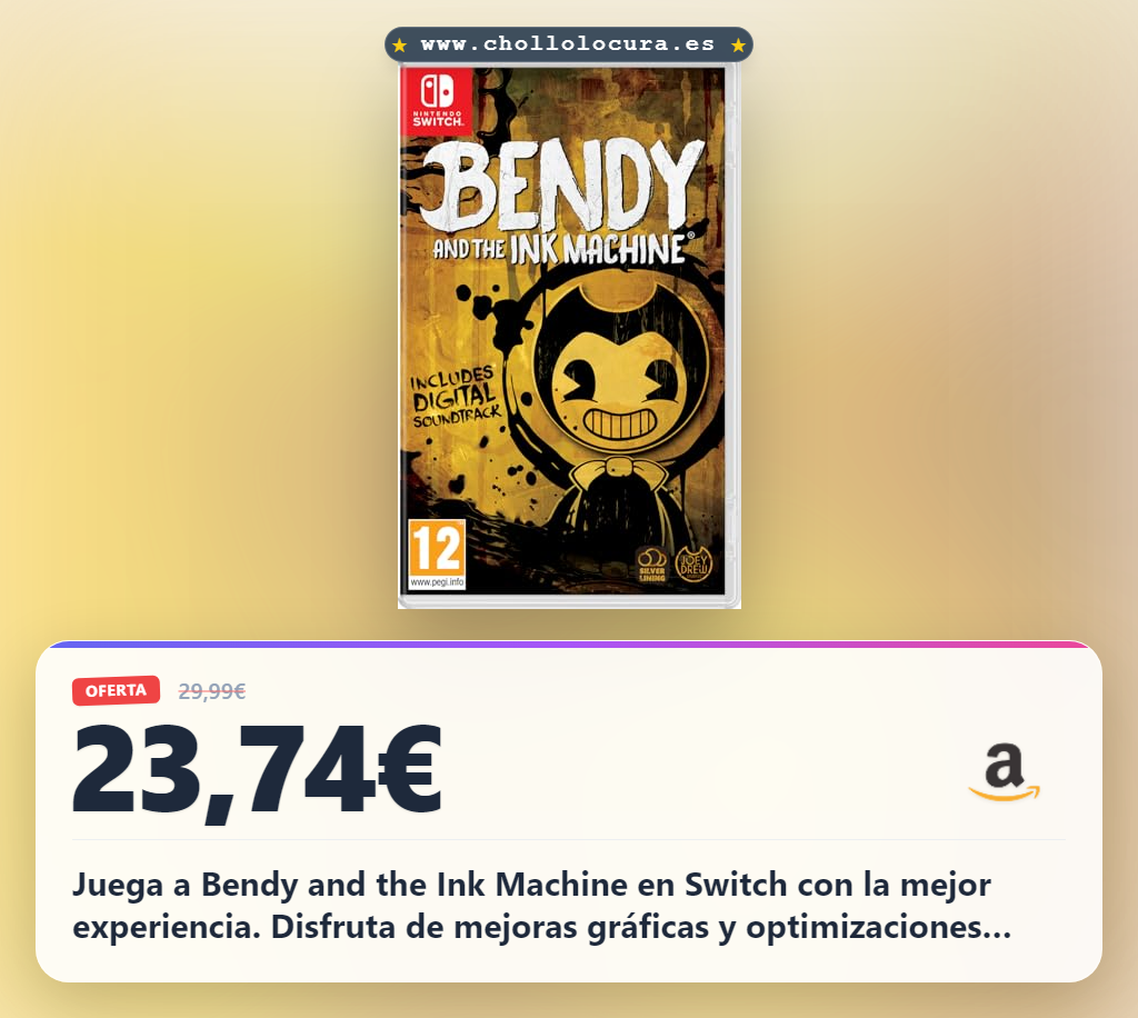 Aprovecha el remasterizado de Bendy and the Ink Machine para Nintendo Switch con mejoras gráficas y BSO digital