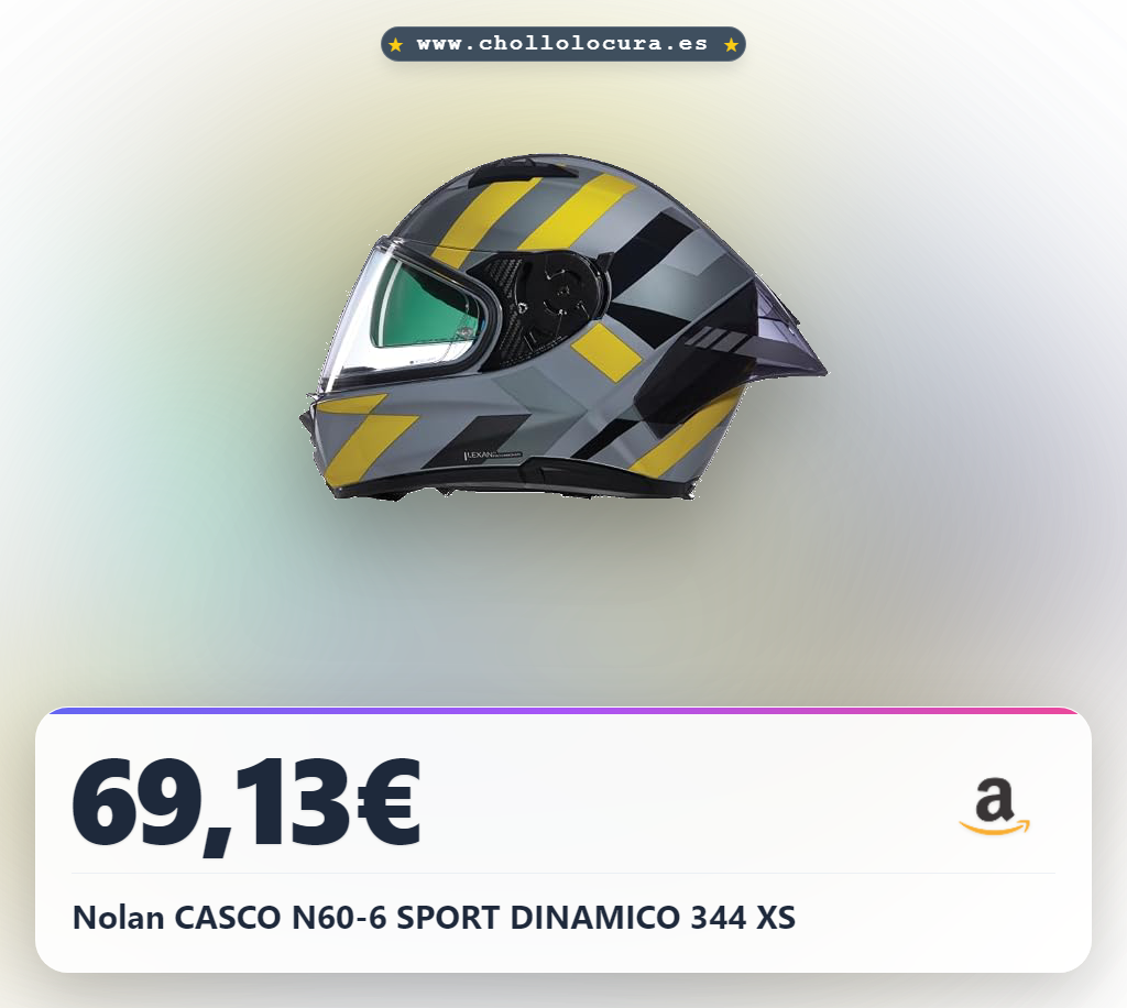 Nolan CASCO N60-6 SPORT DINAMICO 344 XS