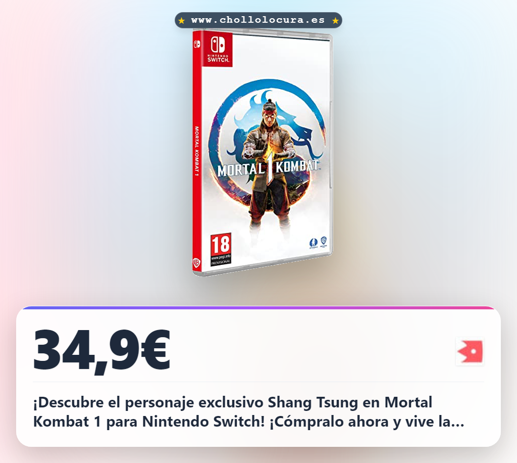 MORTAL KOMBAT 1 Standard Edition (NS) para Nintendo Switch