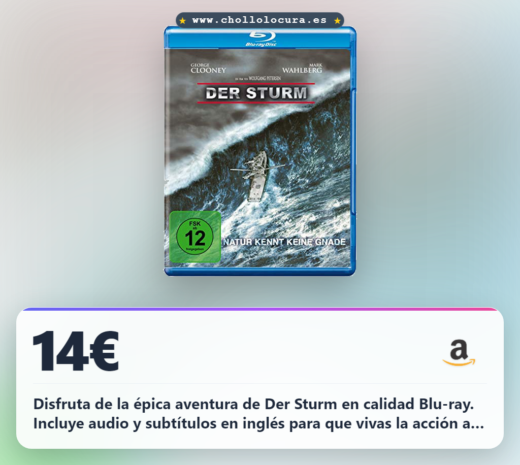 Aprovecha el Blu-ray de Der Sturm con audio y subtítulos en inglés al mejor precio