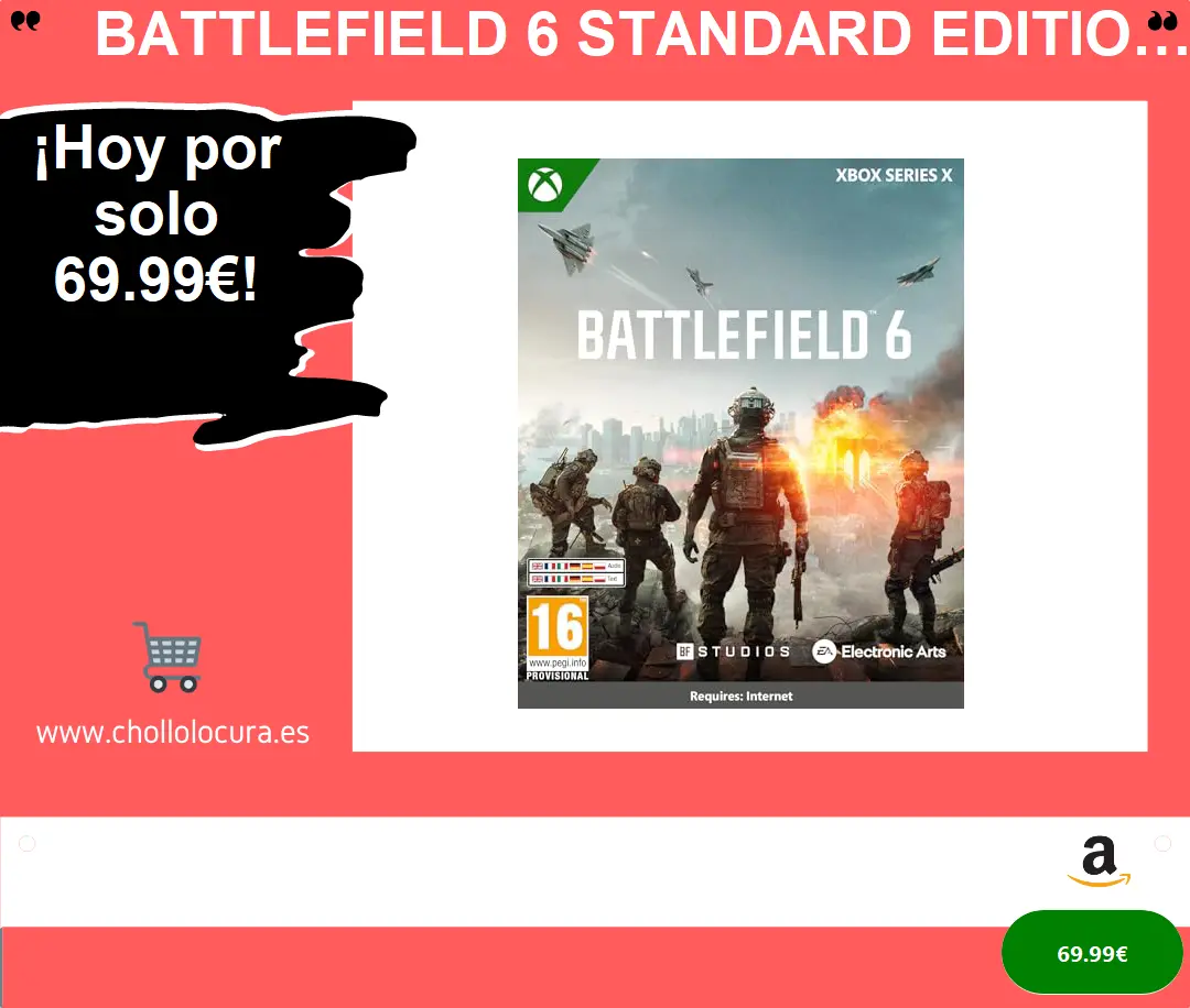 Battlefield 6 Standard Edition XBOX Series X